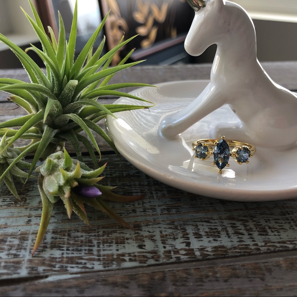 HP Gold Plated, Alexandrite Ring - Picture 2 of 4